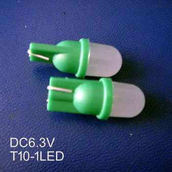 Aukštos kokybės 6.3 V T10 led,w5w 6.3 V,194,168 lemputė,DC6V Led lemputė šviesos,T10 Pleišto šviesos,6.3 V lempos,nemokamas pristatymas 500pc/daug