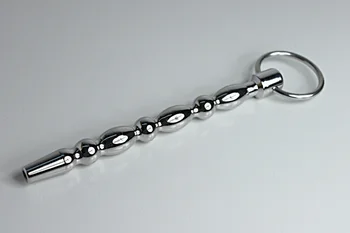 Aukščiausios Kokybės Nerūdijančio plieno metalo kateteris Vyrų šlaplės tempimo zondas metalo karoliukai kamuolys varpos plug Medicinos sekso žaislas varpos žiedas