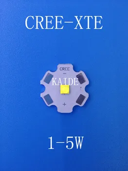 Autentiškas originalus CREE XTE 1w2w3w4w5w coldwhite neutralwhite warmwhite 16mm 20mm PCB 