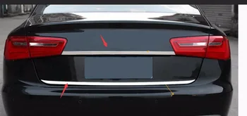 Auto galinės durys, durų apdaila,uodega kamieno lipdukas Audi A6 C7 2013 m. m. m. 2016 m. 2017 m. galinio buferio dangtelio apdaila 1pcs