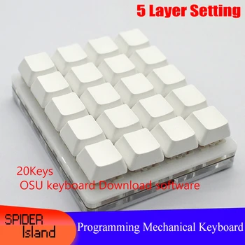 Automatinė Klaviatūros 20 Klavišus Su Programinės įrangos OSU! Klaviatūra, Skirta 