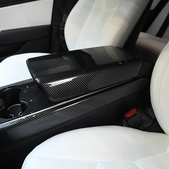 Automobilio Stilius Už Tesla Model 3 Y Anglies Pluošto ABS Šonų Apdaila, Automobilių Vidaus Apdaila, Liejimo Skyde Sunku, Automobilių Lipdukai