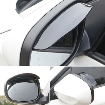 Automobilio galinio vaizdo veidrodėlis, lietaus Antakių Shield Vandens apsauga Peugeot 307 206 308 407 207 3008 406 208 508 301 2008 408 5008