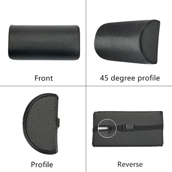 Automobilių kaklo pagalvės abi pusės pu odos vienos pagalvėlės atveju Toyota camry aksesuarai automobilių stilius