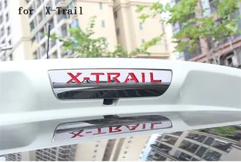 Automobilių optikos, skirtos Nissan X-Trail X Trail T32-2017 Automobilių nerūdijančio plieno galinis aukštos stabdžių žibintas dekoratyvinis pleistras