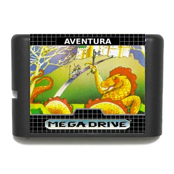 Aventura 16 bitų MD Žaidimo Kortelės Sega Mega Drive Genesis