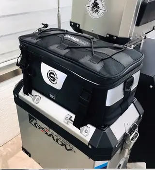 BMW R1250GS Nuotykių 2018-2020 ant bagažo saugojimo krepšys, galinės sėdynės pagalvės,daugiafunkcinis didelės talpos pusėje krepšys