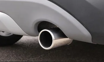 BMW X1 2016-2019 304#nerūdijančio plieno Aukštos kokybės 2vnt automobilio Išmetimo vamzdžio angos apdaila duslintuvo,triukšmo slopintuvas