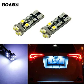 BOAOSI 2x T10 W5W 1210SMD LED Automobilių Licenciją plokštelės Lemputės Nėra Klaidos Opel Adam Vectra C, Vectra C Combo, Corsa D, Astra H