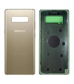 Baterija galinį dangtelį stiklo Samsung Galaxy Note 8 Aukso