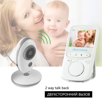 Belaidžio LCD Audio Video Baby Monitor VB605 Radijo Auklė Muzikos Domofonas Walkie Talkie Aukle IR 24h Nešiojamų Kūdikių Kamera Kūdikių