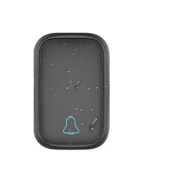 Belaidžio Skambučius savaeigis Be Baterijos Smart 300M Nuotolinio Valdymo Vandeniui Doorbell ( 1 Siųstuvas + 1 Imtuvas )