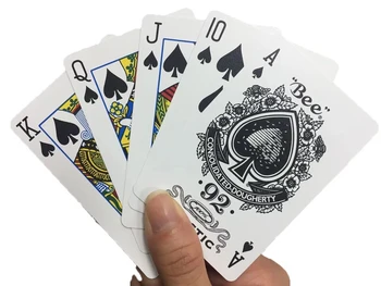 Bičių Pokerio Denio Tiltas Dydžio Plastiko atsparus Vandeniui Žaisti USPCC Kortas Poker Magija, Kortų Žaidimai, Magijos Triukų Rekvizitą už Magas