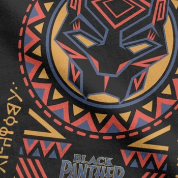 Black Panther Panther Galvos Genčių Modelio Marškinėliai Vyrams Medvilnės Derlius, T-Marškinėliai Tee Marškinėliai Trumpomis Rankovėmis Drabužius, Plius Dydis