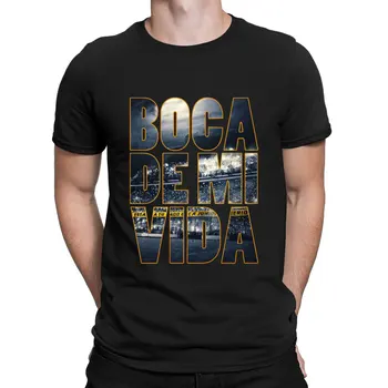 Boca Juniors Hinchada Argentina Buenos Futbolo Marškinėlius Dovanų Medvilnės Priskirtą Raidę, Nuotraukų Naujas Mados Įgulos Kaklo Marškinėliai