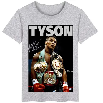 Boksininkas Mike ' as Tysonas Memorializes Bokso T-shirt Bokso Gerbėjai'Short Rankovėmis Unisex Marškinėliai