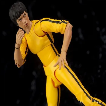 Bruce Lee Būdas Dragon Fist of Fury Yip Man Mokinių Bendro Judėjimo Anime Veiksmų Skaičius, PVC Surinkimo Žaislai 15cm