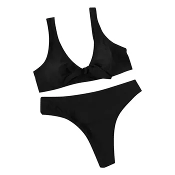 CHAMSGEND Moterų Dviejų pusių nešiojant peteliškę padalinta maudymosi kostiumėlį bikini mados patogus atsitiktinis paplūdimio dviejų dalių maudymosi kostiumėlį