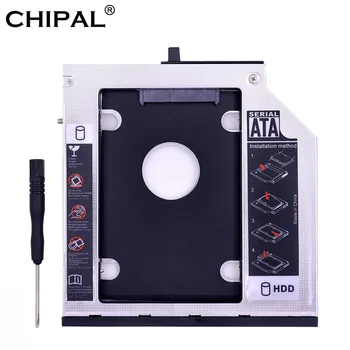 CHIPAL Aliuminio SATA 3.0 2nd HDD Caddy 9.5 mm 2.5