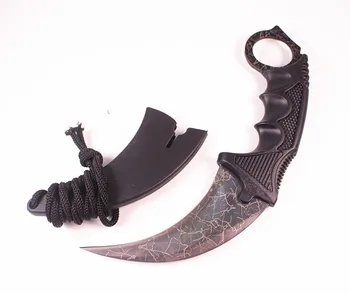 CS ŠALTO CSGO karambit taktinis peilis medžioklės peilis lauko kempingas kišenėje plieno fiksuotu peiliai, išgyvenimo gelbėjimo edc įrankiai