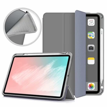 Case For iPad 4 Oro 10.9 colių 2020 Atveju Su Pieštuku Holde Smart PU Odos Stovėti Padengti Funda iPad 4 Oro 2020 m. 10 9 colių Atveju