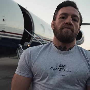 Conor McGregor pėstininkas su kardu kovoja, Jiu-jitsu T-shirt fitneso Muay Thai tigras MMA trumparankoviai MIŠRIŲ kovos menų pratybos