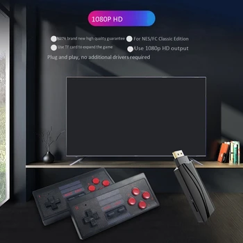 Coolbaby RS-54 HDMI TV Belaidžio Nešiojamų Žaidimų Konsolės Statyti 628 Klasikinis Dual Gamepad Išlaikyti Multiplayer Žaidimai