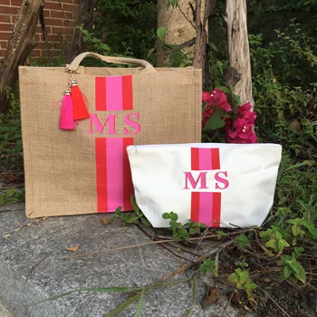 Custom dryžuotas monograma paplūdimio krepšys, individualizuoti vardo monograma Inicialai už kanapės nešti vestuvių mama krepšelį maišeliai, maišeliai vestuvių dovana