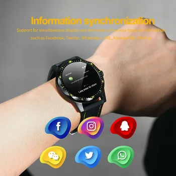 DANGUS DANGUS 1 spalvotas ekranas, smart watch vyrų IP68 vandeniui aktyvumo seklys fitness tracker žiūrėti 