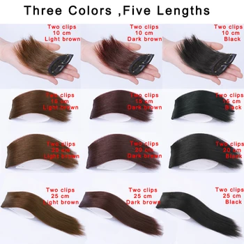 DIANQI sintetinių 5 dydžių įrašą plėtiniai trumpas tiesiai plėtiniai du įrašus plaukus juodai šviesiai rudos, tamsiai rudos moterims