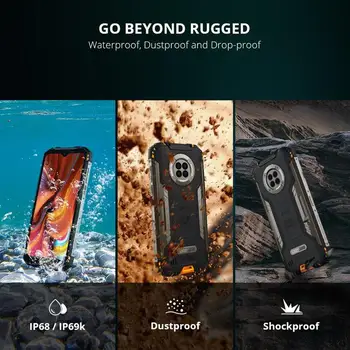 DOOGEE S96 Pro IP68 Vandeniui Tvirtas Telefonas Gel G90 Octa Core 8GB+128GB 6350mAh 48MP 20MP Infraraudonųjų spindulių Naktinio Matymo Išmanųjį telefoną