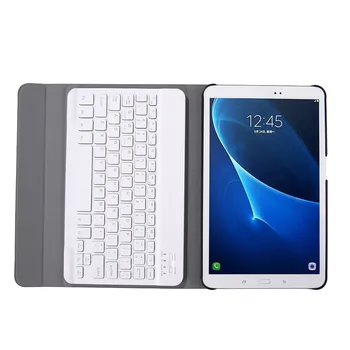 Darbalaukio Tarnybos Pramogų Priedai Samsung Galaxy Tab T580/T585 10.1 Atveju Slim Stovo Dangtelis+Wireless Keyboard