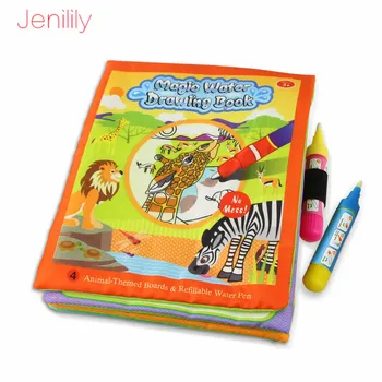 Dažymas Magija Vandens Piešimo Knyga su Rašikliu Kūdikių Švietimo Žaislas Gyvūnų Tapybos Rašyti Doodle Medžiaga Knyga Vaikams Piešimo Lenta