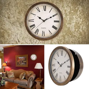 Derliaus Silent Sieninis Laikrodis Unikalų Šiaurės Stiliaus Išjungti Saugojimo Dėžutė Laikrodis 