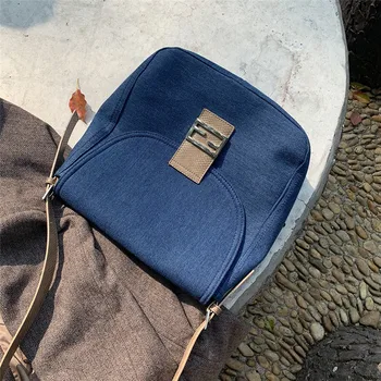 Didelis Laisvalaikio Padengti Rankinės Moterims Maišelį Dizaineris Ponios rankinės Didelės Piniginės Jeans Bag Džinsinio moterų Pečių Crossbody krepšiai mėlyna