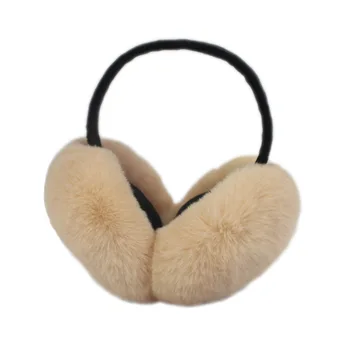 Dirbtinė Triušio Plaukų Earmuffs Šiltas Antifrizas Lankstymo Ausies Apima Ear Ausines Žiemos Earmuffs Vaikų ir Suaugusiųjų