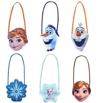 Disney nauja sušaldyti 2 animacinių filmų maišelį vaikų pečių maišą mergina peties maišas kūdikių monetos rankinėje mažas pliušinis krepšys