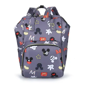 Disney nauja vaikų kuprinę, merginos korėjos kuprinė didelės talpos kuprinė kelionės krepšys animacinių filmų Mickey rankinės