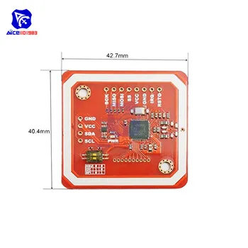 Diymore PN532 NFC NXP RFID Modulis V3, Komplektas, Komunikacijos Skaitytuvo I2C SPI HSU S50 Baltos Kortelės Rakto Kortelę Arduino