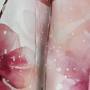 Dizaineris Audinio Dušo Užuolaidos Pink Gėlių Vonios Užuolaidos Rinkinys su Kabliukais Žiedas atsparus Vandeniui Vonios Uždanga Pavasario Namų Dekoro