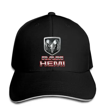 Dodge Ram Hemi Logotipas Suaugusių Vyrų Beisbolo kepuraitę-karinės Snapback Cap Moterų Kepurę su Snapeliu