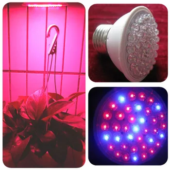 E27 AC110V led augalų augimo lempos 38-80 LED Lemputės Hydroponic Sodo Daigų šiltnamio efektą sukeliančių augalų apšvietimas, lempa led grow light