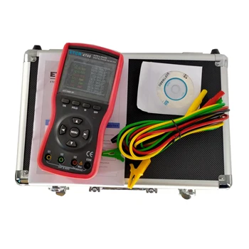 ETCR4700 Trijų fazių skaitmeninis voltampere Seka matuoklis su žiediniais dabartinės apkabos, 0~400A 0~600V AC įtampos srovės testeris