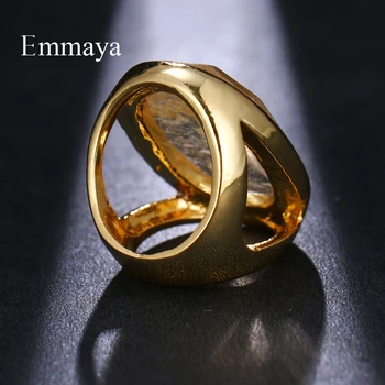 Emmaya Naujo Dizaino Moterų Mados Ovalo formos Muliticolor Pasirinkimas Akį traukiantis Žiedą Šalies Perfect Dress Up