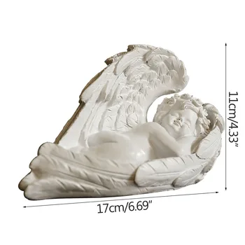 Europos Miniatiūriniai Modelis Amatų Dervos Angelas Namų Dekoro Priedai Darbastalio Ekrano Viršuje Skulptūra Vaikams, Žaislai, Vestuvių Dekoro