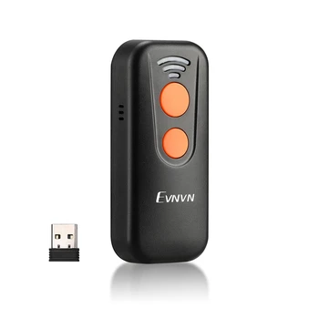 Evnvn Mini Bluetooth 2D brūkšninių kodų Skaitytuvas, 3-in-1 USB Laidinio ir 2.4 G Bevielio 