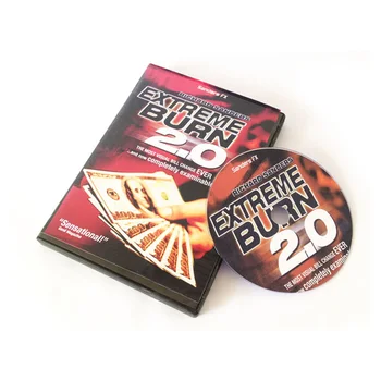 Extreme Burn 2.0 (Gudrybėmis+DVD) Magija Gudrybės Arti Magia Kortelės Appeaing Išnyksta Magie Mentalism Iliuzijų Gudrybė Rekvizitai