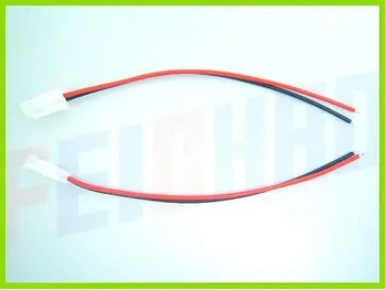 F01723-100 100pairs/daug 18AWG Didelis baterijos jungtis prijunkite laidus kabelio 20cm ilgio baltos spalvos jungtis