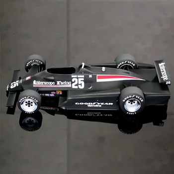 F1 lenktynių Interscope Cosworth-Danny Ongais 1981 30CM, popieriniai 3D kieto popieriaus modelis suaugusių vaikų 