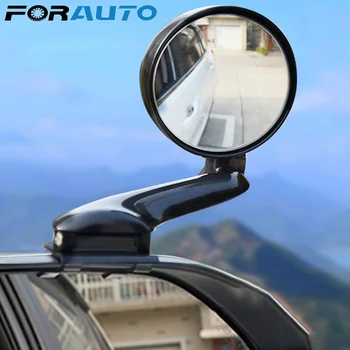 FORAUTO 360 Sukimosi Reguliuojamo Automobilinio Transporto priemonės Pusėje Blindspot Automobilio Priekio Vaizdas Veidrodyje Aiškiai Matyti, Papildomas galinio vaizdo